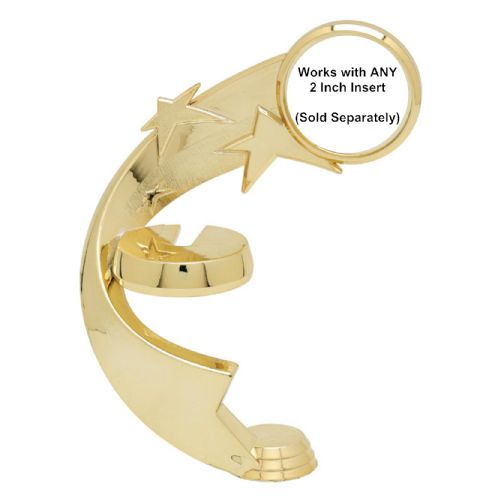 7" Gold Star Step Insert Holder Trophy Riser #2