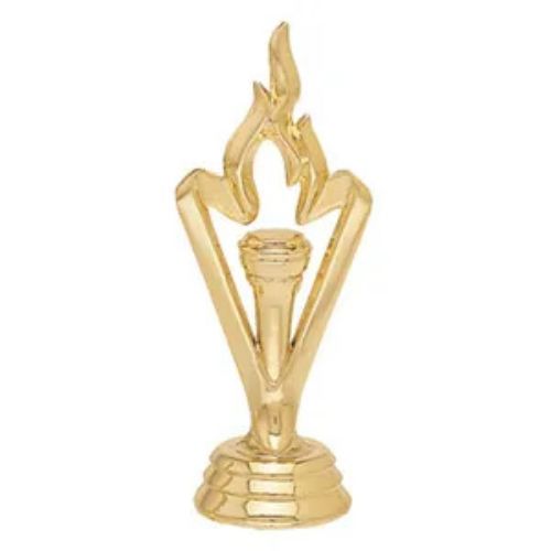 3 1/2" Victory Flame Gold Trophy Figure