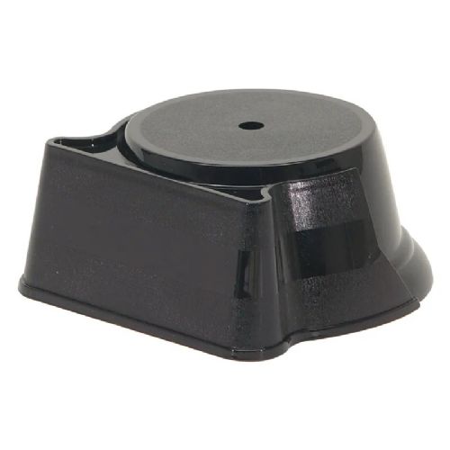5 3/4" x 2 1/2" Rounded Weighted Plastic Trophy Base