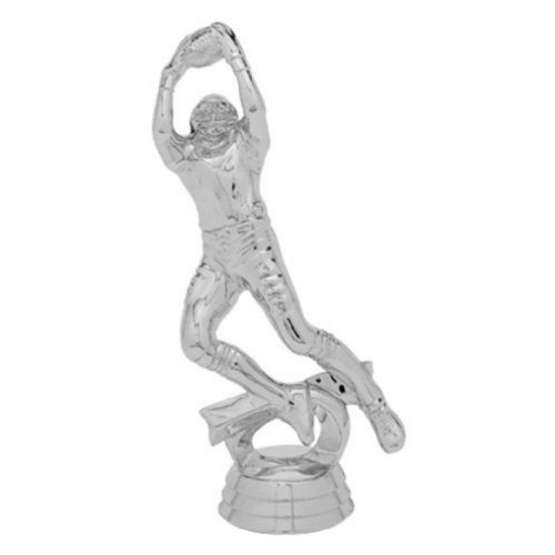 5 1/2" Action Football Male Trophy Figure Silver