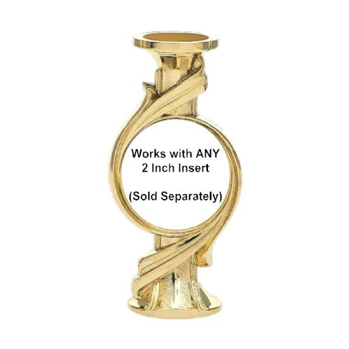 5" Ornate Trophy Riser with 2" Insert Holder #2