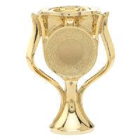 5" Gold Tulip Cup Riser with 2" Insert Holder