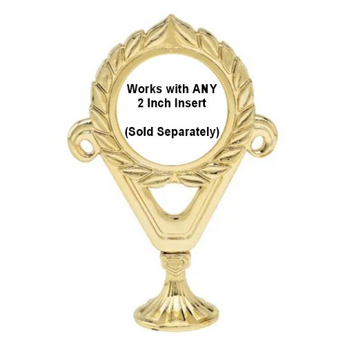 5 3/4" Victory Wreath 2" Insert Holder Trophy Figure #2