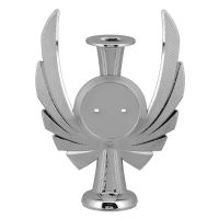 7" Silver Phoenix Trophy Riser with 2" Insert Holder