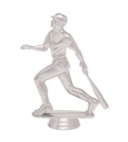 5" Baseball Batter Transparent Trophy Figure