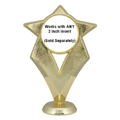 6" V-Star 2" Insert Holder Trophy Figure #2
