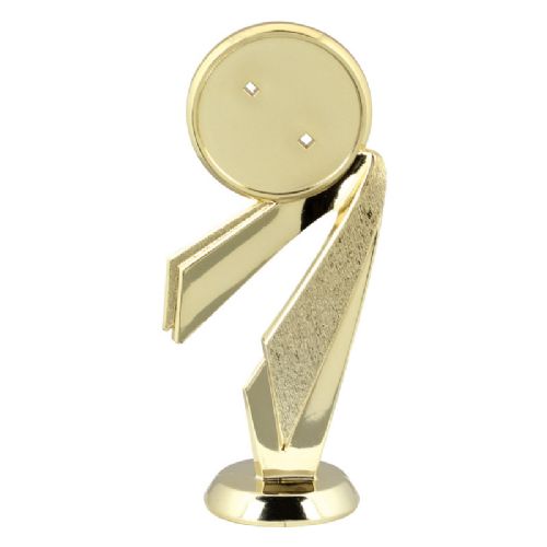 6 1/4" Gold Bullseye 2" Insert Holder Trophy Figure