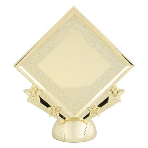 6" Baseball Diamond Trophy Figure