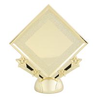 6" Baseball Diamond Trophy Figure