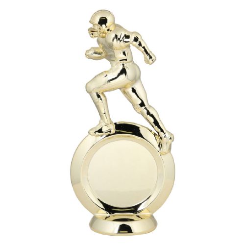 6 1/2" Football Gold Trophy Figure w/Insert Holder