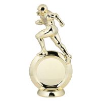 6 1/2" Football Gold Trophy Figure w/Insert Holder
