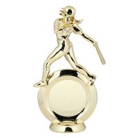 6 1/4" Softball Gold Trophy Figure w/Insert Holder