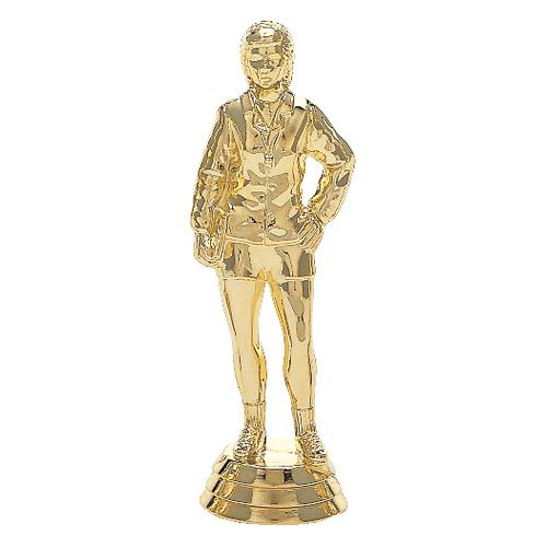 5" Female Coach Gold Trophy Figure