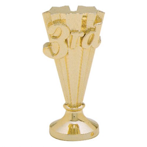 Gold 5" 3rd Place Trophy Riser