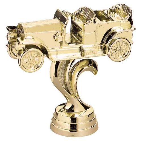 3 3/4" Gold Antique Car Trophy Figure