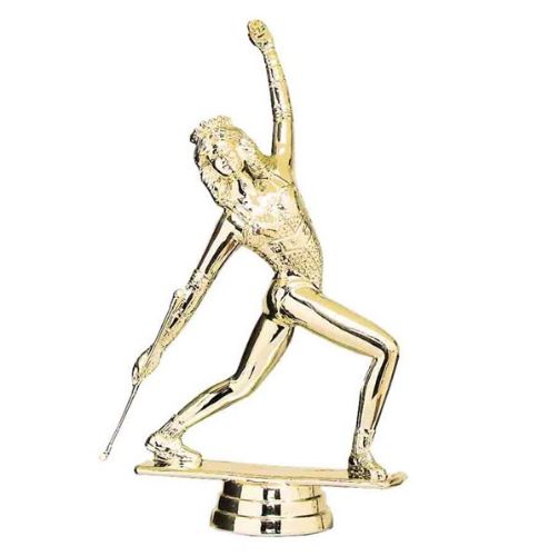 6" Baton Twirler Trophy Figure Gold