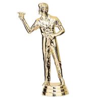 5 1/8" Dart Player Male Trophy Figure Gold