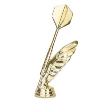 5 3/4" Gold Flight Dart Trophy Figure
