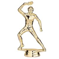 5 1/4" Male Table Tennis Ping Pong Gold Trophy Figure