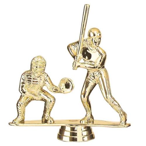5 3/8" Female Double Softball Gold Trophy Figure