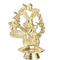 5 1/4" Gold Math Wiz Trophy Figure