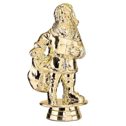 5" Gold Santa Claus Trophy Figure