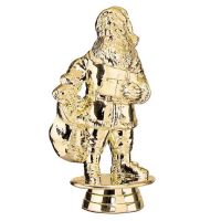 5" Gold Santa Claus Trophy Figure