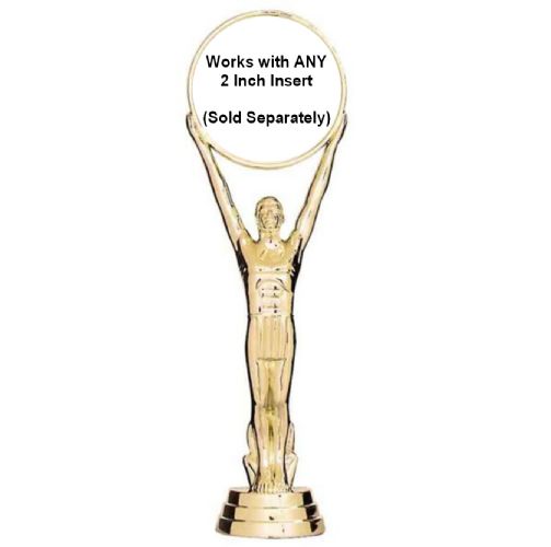 7" Victory Male Gold Trophy Figure w/ 2-inch Insert Holder #2