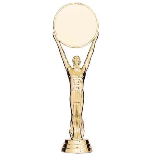 7" Victory Male Gold Trophy Figure w/ 2-inch Insert Holder