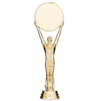 7" Victory Male Gold Trophy Figure w/ 2-inch Insert Holder