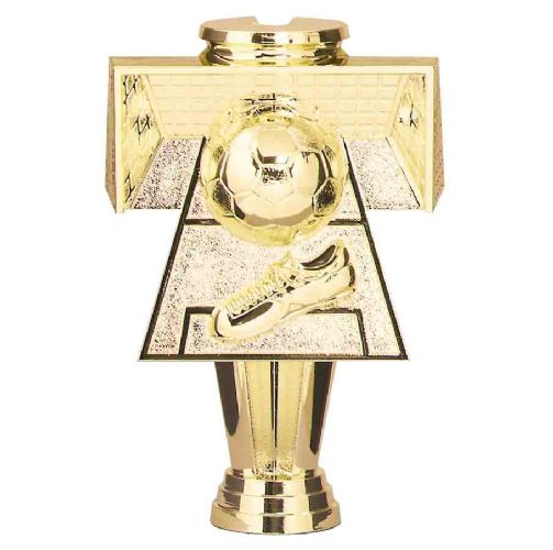 5 3/4" Soccer Ball and Goal Trophy Riser