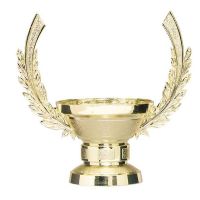 3 1/2" Gold Wreath Trophy Riser