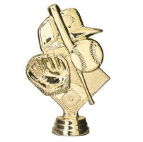 4 7/8" Baseball Theme Trophy Figure