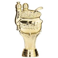 4 1/2" Gold Chili Pot Trophy Figure