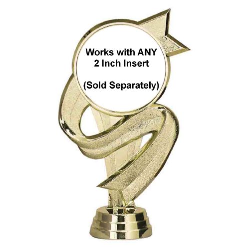 5 1/4" Gold Ribbon 2" Insert Holder Figure #2