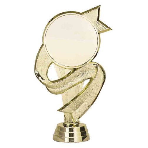 5 1/4" Gold Ribbon 2" Insert Holder Figure