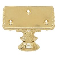 3 1/4"  Plaque Riser / Holder Gold Trophy Figure