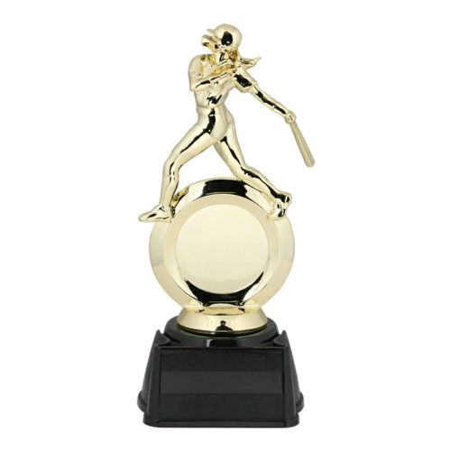 8 1/2" Preassembled Softball Trophy w/Insert Holder