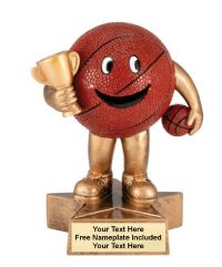 7 1/2" Basketball Big Buddy Series Resin Trophy