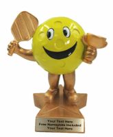 7 1/2" Pickleball Big Buddy Series Resin Trophy