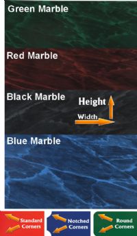 Marbleized Brass Plated Steel 4 Colors - Cut to size