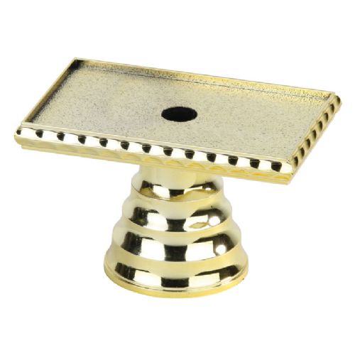 Gold 1 7/8" Rectangular Pedestal Stem Riser