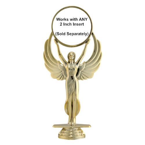 7" Female Victory Insert Holder Gold Trophy Figure #2