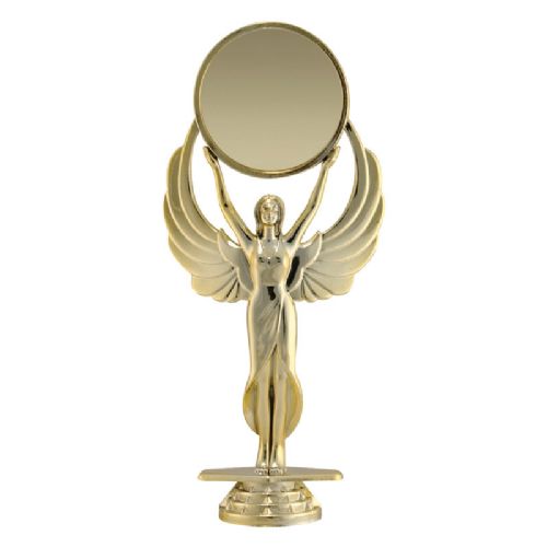 7" Female Victory Insert Holder Gold Trophy Figure