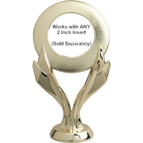 6" Gold Disc Golf 2" Insert Holder Figure #2