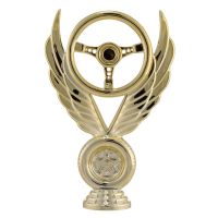 6" Winged Wheel Gold Trophy Figure