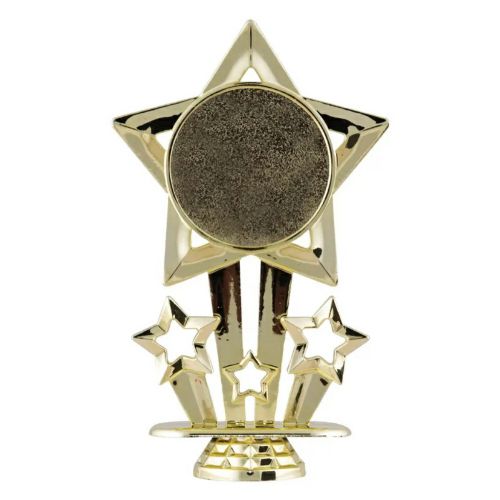6" Star 2" Insert Holder Trophy Figure
