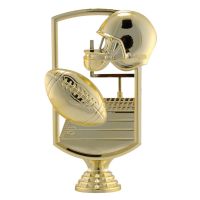 Gold 5 3/4" Football Scene Trophy Figure