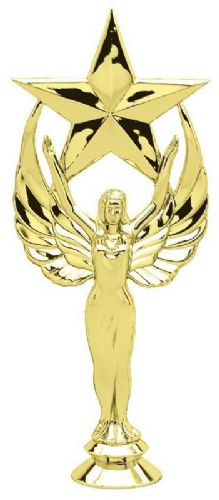 7" Victory Female with Star Gold Trophy Figure