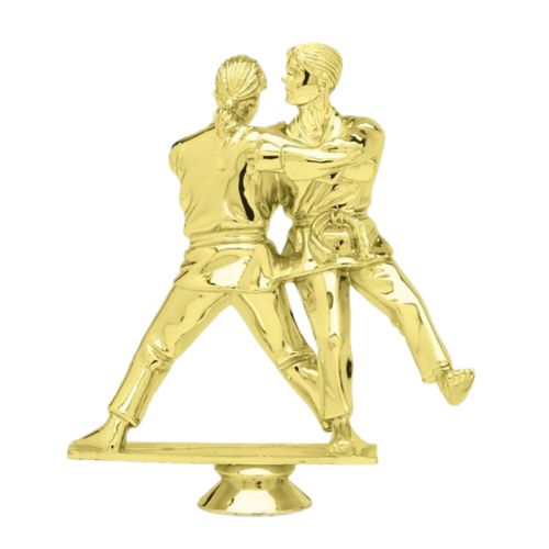 5 1/4" Judo Double Action Female Trophy Figure